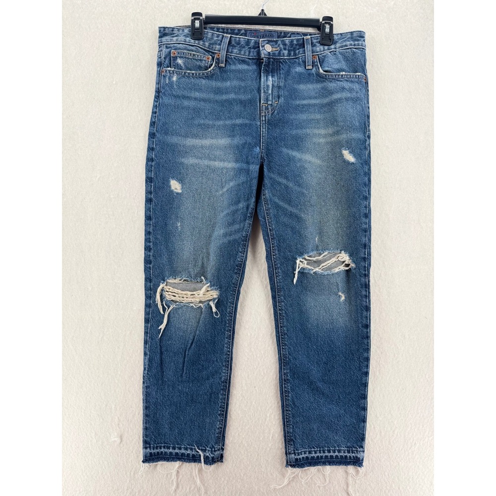 Lucky Brand - Sienna Slim Boyfriend Distressed Jeans - Amory - 10/30 - Women